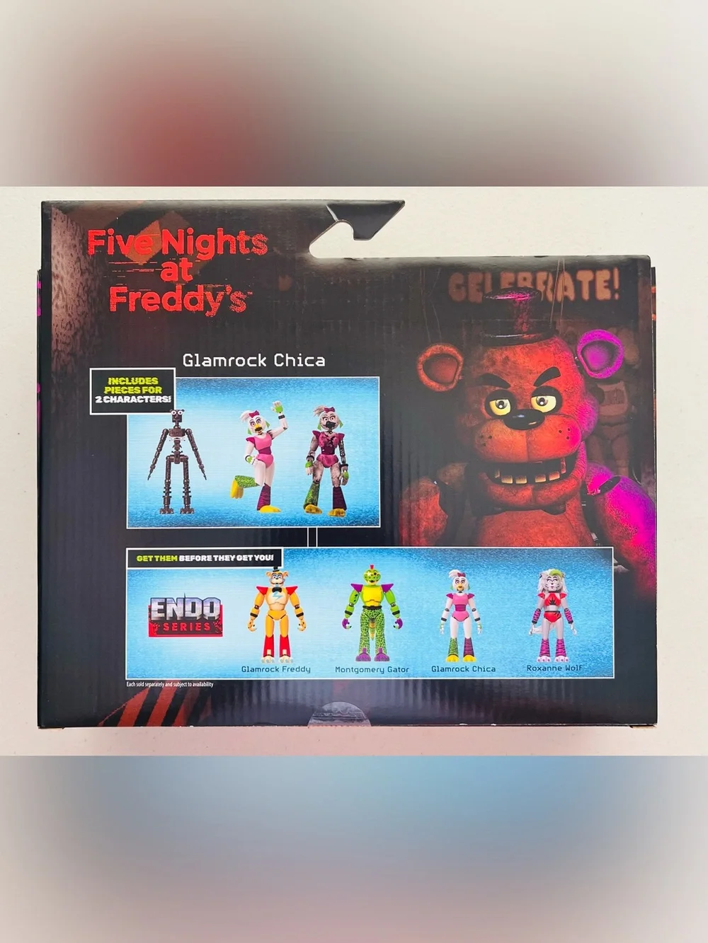 Five Nights At Freddy’s Endo Series Glamrock Chica & Shattered Glamrock Chica